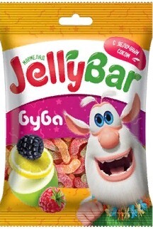 Жевательный мармелад ДЖЕЛЛИ БАР Готовим с Бубой 65г