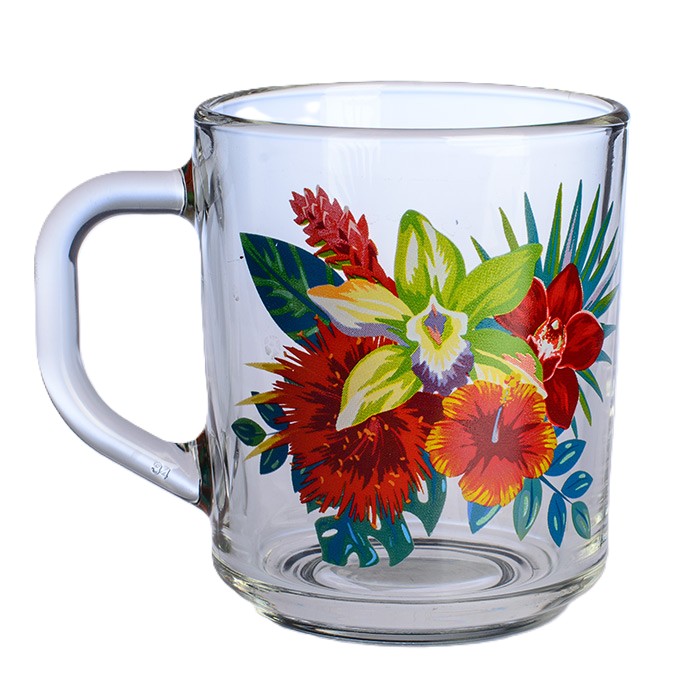 Кружка ГРИН ТИ Тропические цветы 200мл арт.235