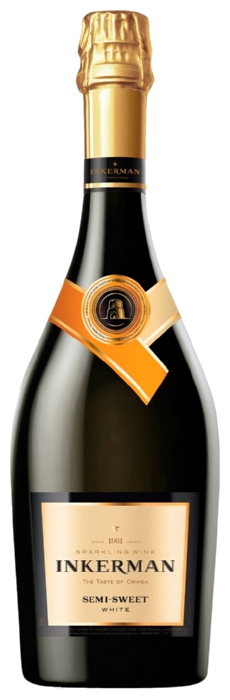 Игристое вино ИНКЕРМАН белое п/сл 13% ст/б 0.75л