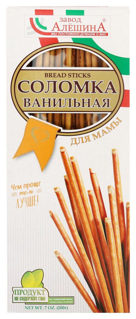 Соломка АЛЕШИНА для мамы ванильная 200г