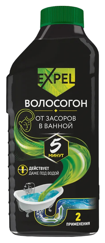 Гель для устранения засоров ЭКСПЕЛ Волосогон 500мл