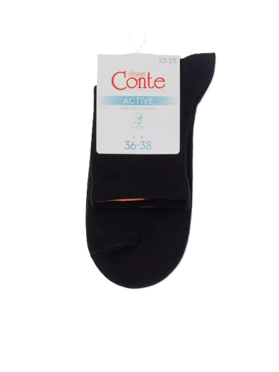 Носки женские КОНТЕ Актив черные р.23-25 арт.24С-11СП