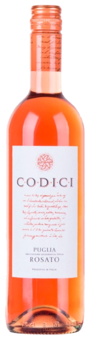Вино КОДИЧИ Розато Апулия розовое п/сух 12% ст/б 0.75л