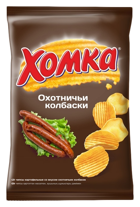 Чипсы ХОМКА охотничьи колбаски м/у 120г