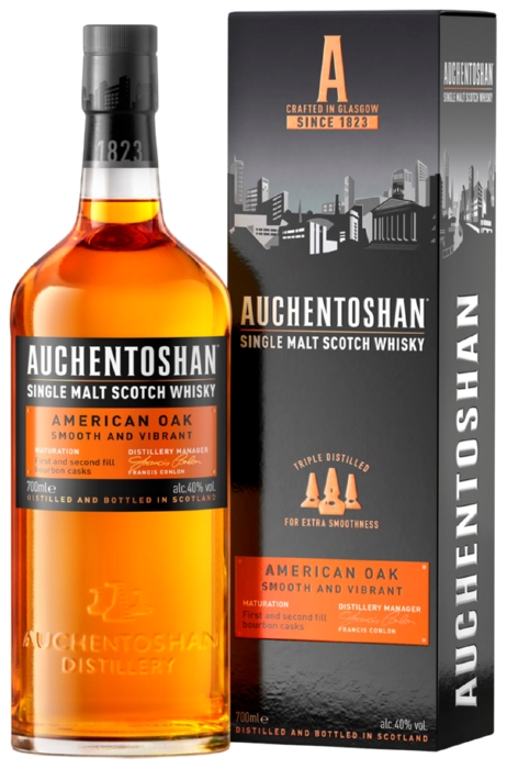 Виски АХЕНТОШАН Американ 40% ПК 0.7л