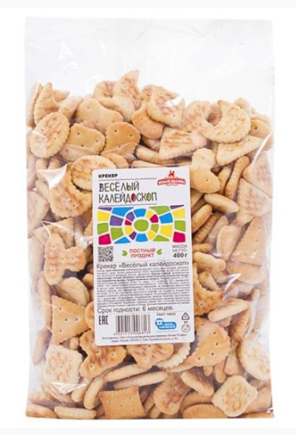 Крекер ЯСНАЯ ПОЛЯНА Веселый калейдоскоп 400г