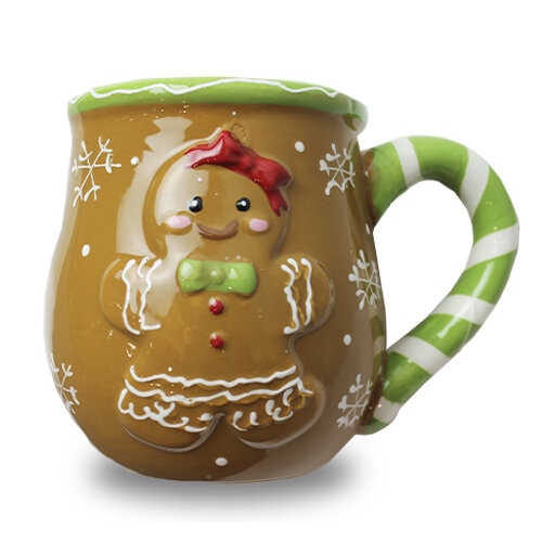 Кружка новогодняя СФЕРА Пряник девочка арт.3-1278-1