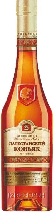 Коньяк ДАГЕСТАНСКИЙ 5 лет 40% ст/б 0.5л