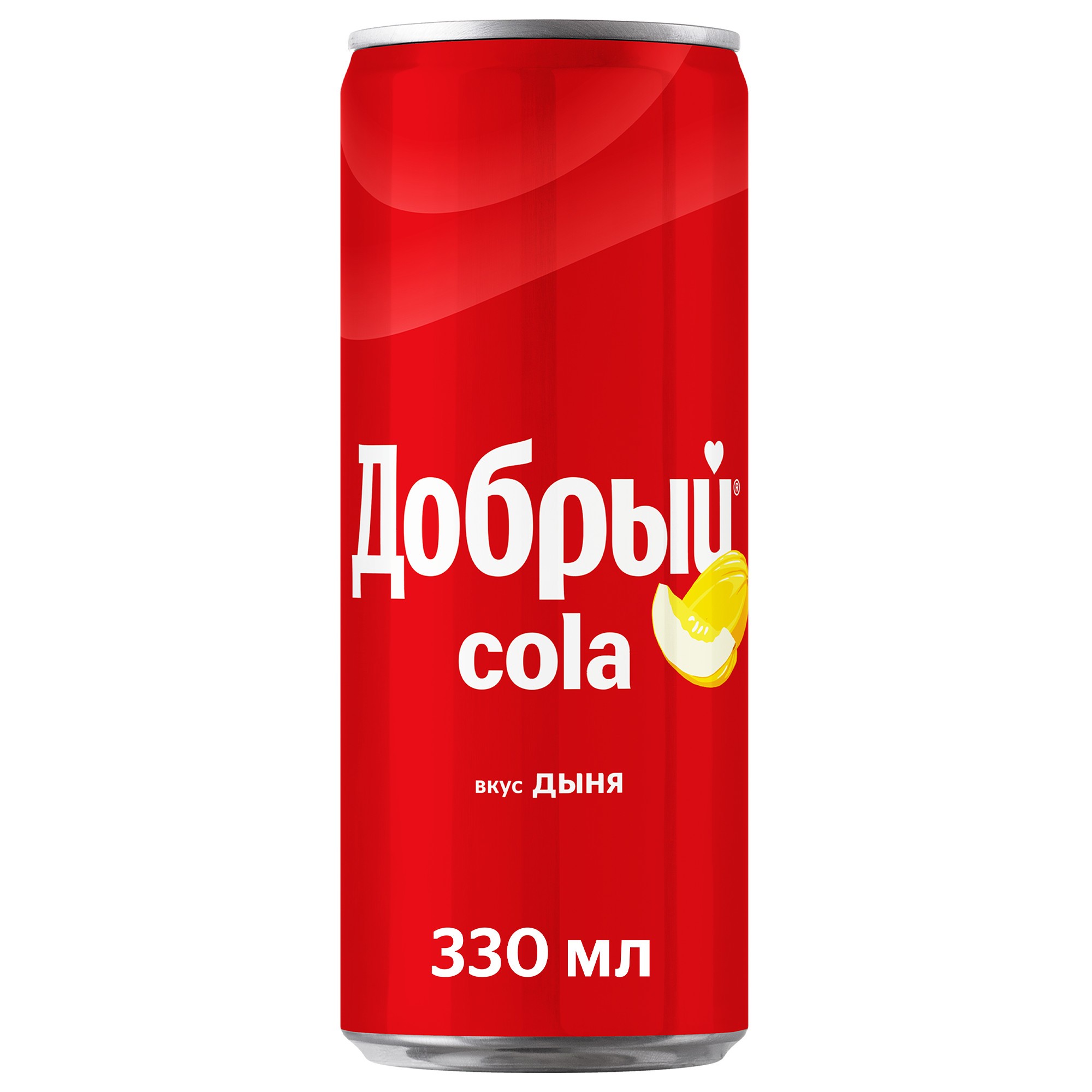 Газ.напиток ДОБРЫЙ Кола со вкусом дыни ж/б 0.33л