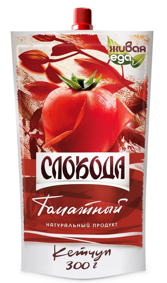 Кетчуп СЛОБОДА Томатный д/пак 300г