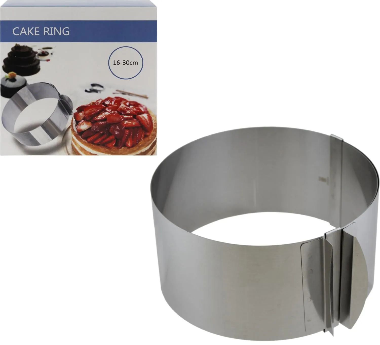 Форма для выпечки раздвижная Д16-30см арт.LS612-6