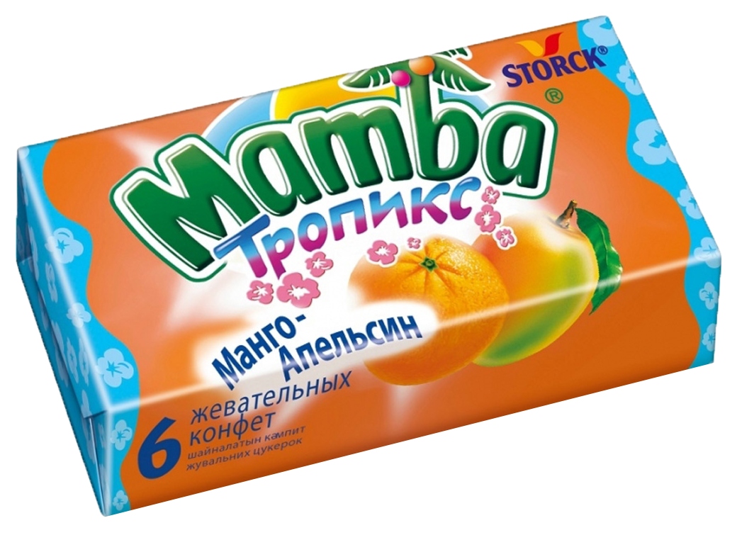 Жевательная конфета МАМБА Тропикс 26.5г