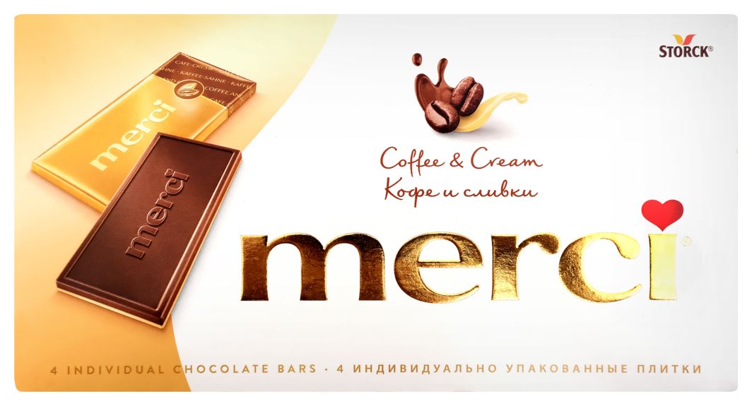 Шоколад МЕРСИ кофе 100г