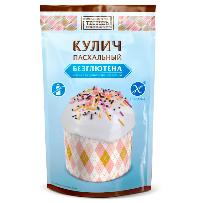 Смесь ТЕСТОВЪ Кулич без глютена 200г