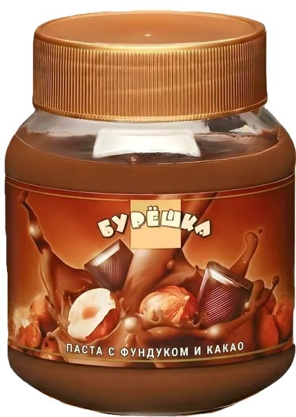 Паста БУРЕШКА с фундуком и какао ст/б 350г