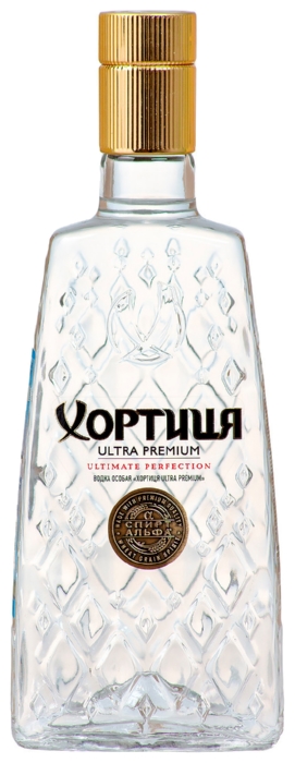 Водка ХОРТИЦА Ультра Премиум особая 40% ст/б 0.5л