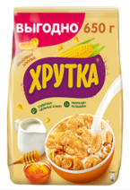 Хлопья ХРУТКА медовые обогащенные кальцием 650г