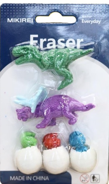 Ластик МИЛОТА Яйца динозавтра 5шт арт.XP1060