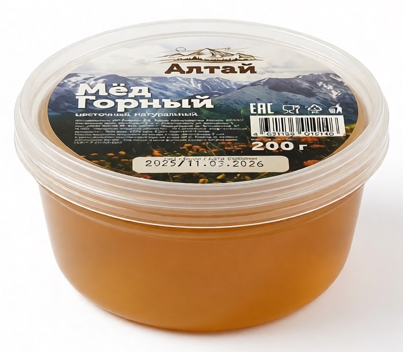 Мед ИЗ ОВСЯННИКОВО Горный пл/б 200г