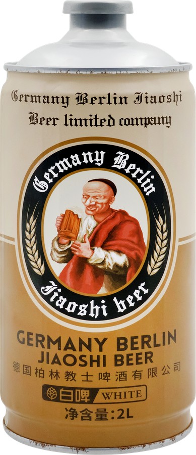 Пиво БЕРЛИН Прест Вайт Бир нефильтрованное пастер 5% ж/б 2л