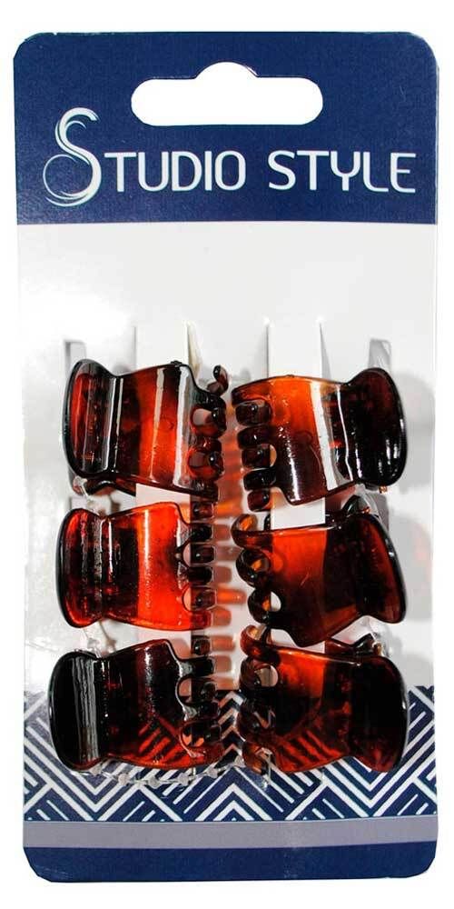 Крабики для волос СТУДИО СТАЙЛ 6шт арт.45881-4396