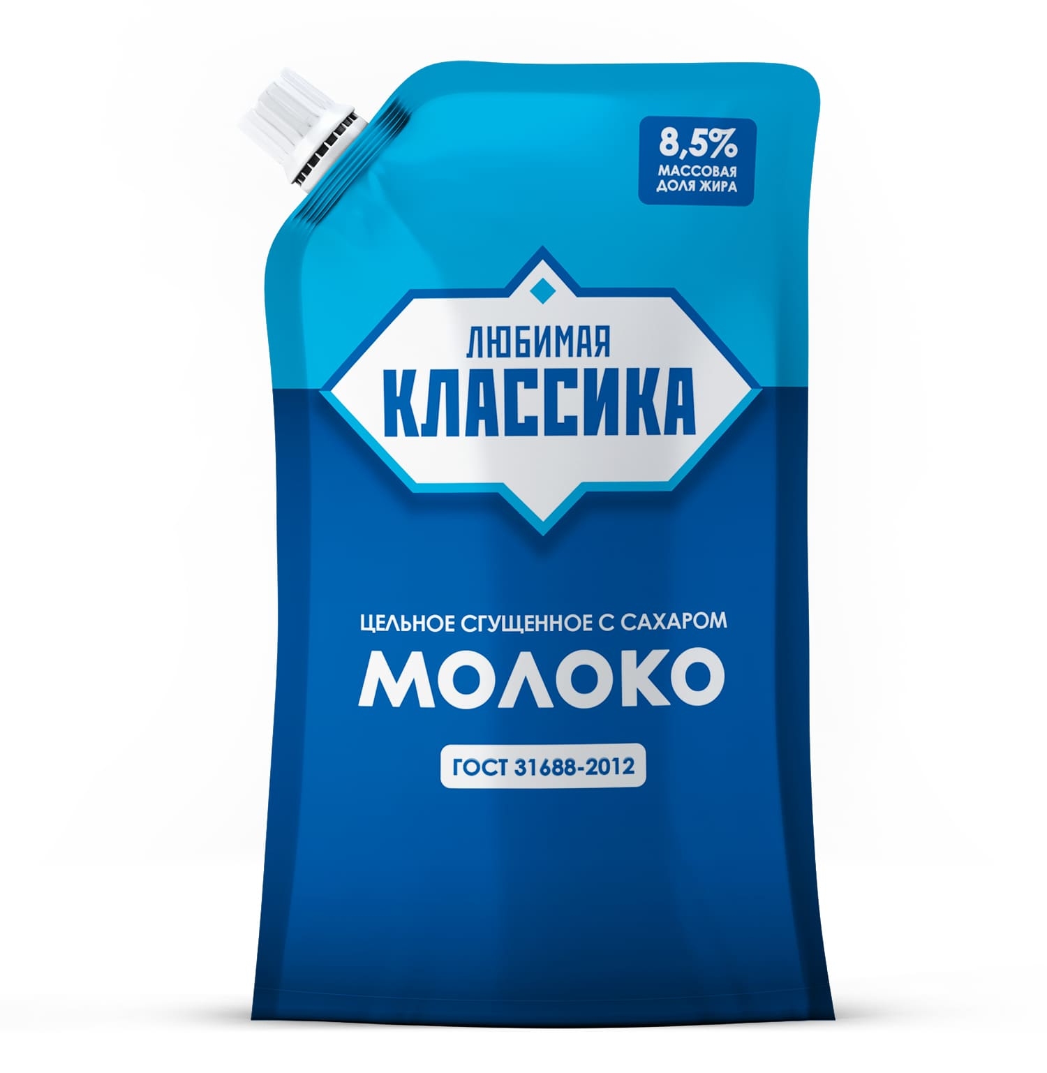 Сгущенное молоко МОЛОЧНАЯ СТРАНА ГОСТ бзмж 8.5% д/пак 270г