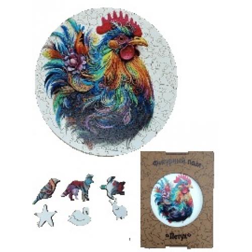 Пазл фигурный АПИЛКА Фантазия Петух арт.ВзП31