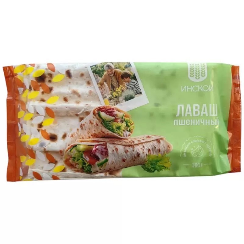 Лаваш ИНСКОЙ пшеничный 100г