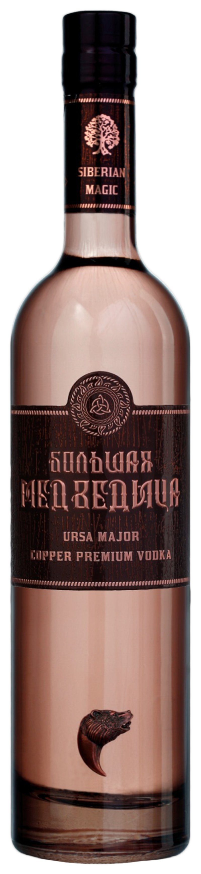 Водка БОЛЬШАЯ МЕДВЕДИЦА Премиум медная 40% ст/б 0.5л