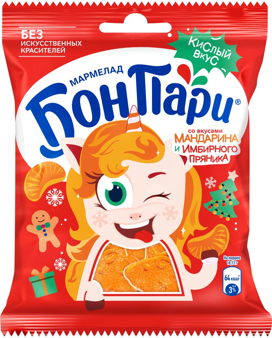 Жевательный мармелад БОН ПАРИ Микс 100г