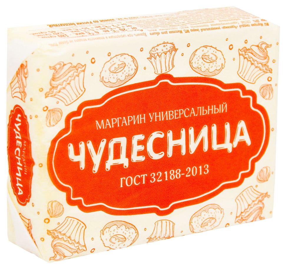 Маргарин ЧУДЕСНИЦА Универсальный 55% 150г