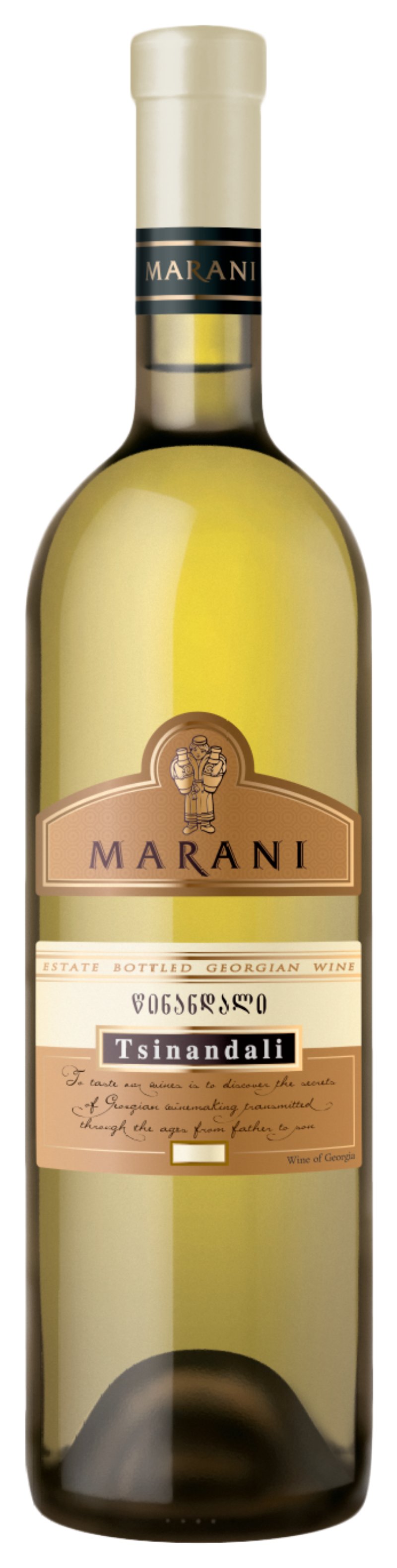 Вино МАРАНИ Цинандали белое сух 13% 0.75л