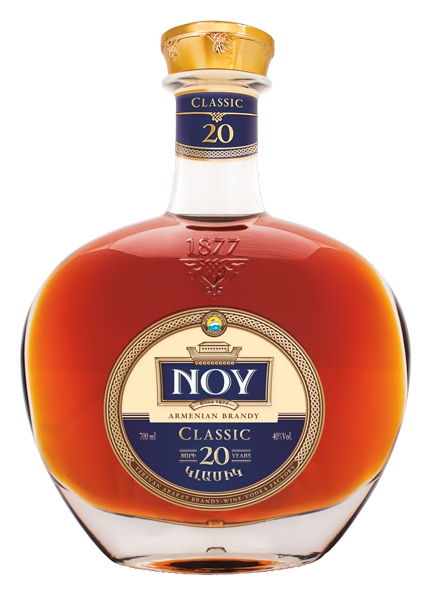 Коньяк НОЙ Классик 20 лет 40% ПК 0.5л