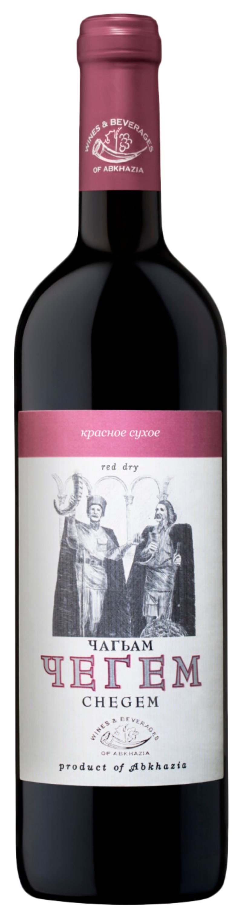 Вино АБХАЗИЯ Чегем красное сух 11% ст/б 0.75л