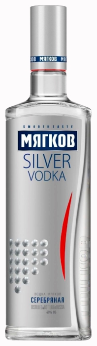 Водка МЯГКОВ Серебряная 40% 0.5л