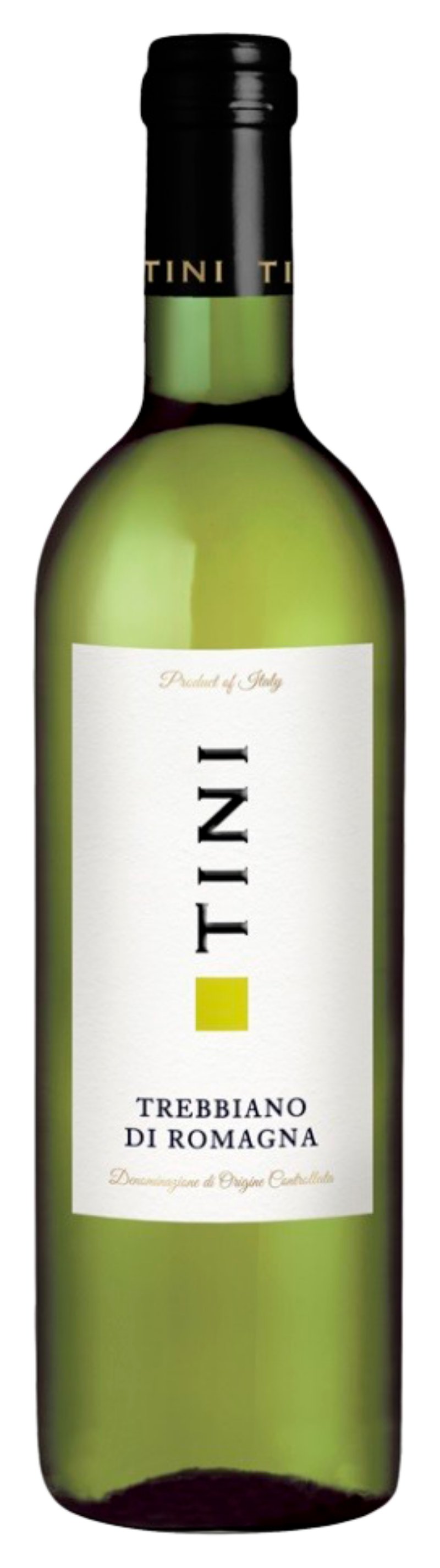 Вино ТИНИ Треббьяно ди Романья белое сух 12% ст/б 0.75л