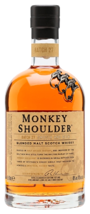 Виски МАНКИ ШОЛДЕР 40% ст/б 0.7л