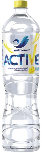 Питьевая вода ЛЕБЕДУШКА Актив лимон негазированная 1.5л