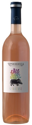 Вино КРИНИЦА Сиракюз розовое сух 12.2% ст/б 0.75л