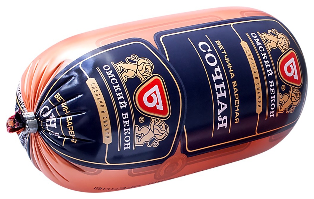 Ветчина ОМСКИЙ БЕКОН Сочная 500г