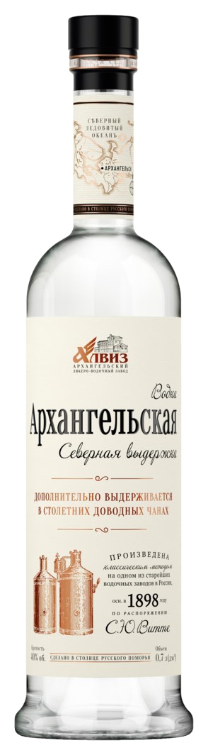 Водка АРХАНГЕЛЬСКАЯ Северная выдержка 40% ст/б 0.7л