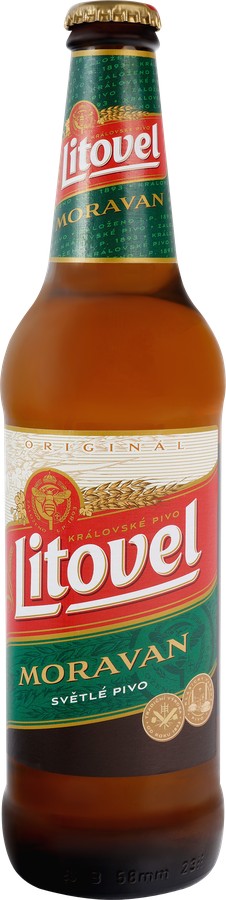 Пиво ЛИТОВЕЛ Мораван светлое фильтрованное пастер 4.6% ст/б 0.5л