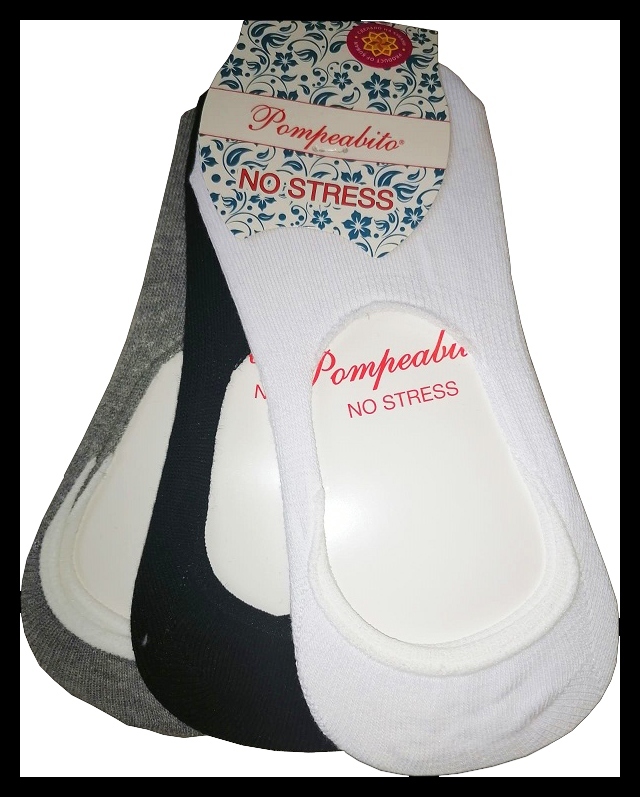 Носки-следики женские ПОМПЕБИТО р.35-40 арт.AGL-0137