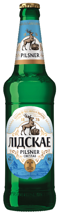 Пиво ЛИДСКОЕ Пилснер светлое 4.2% ст/б 0.5л