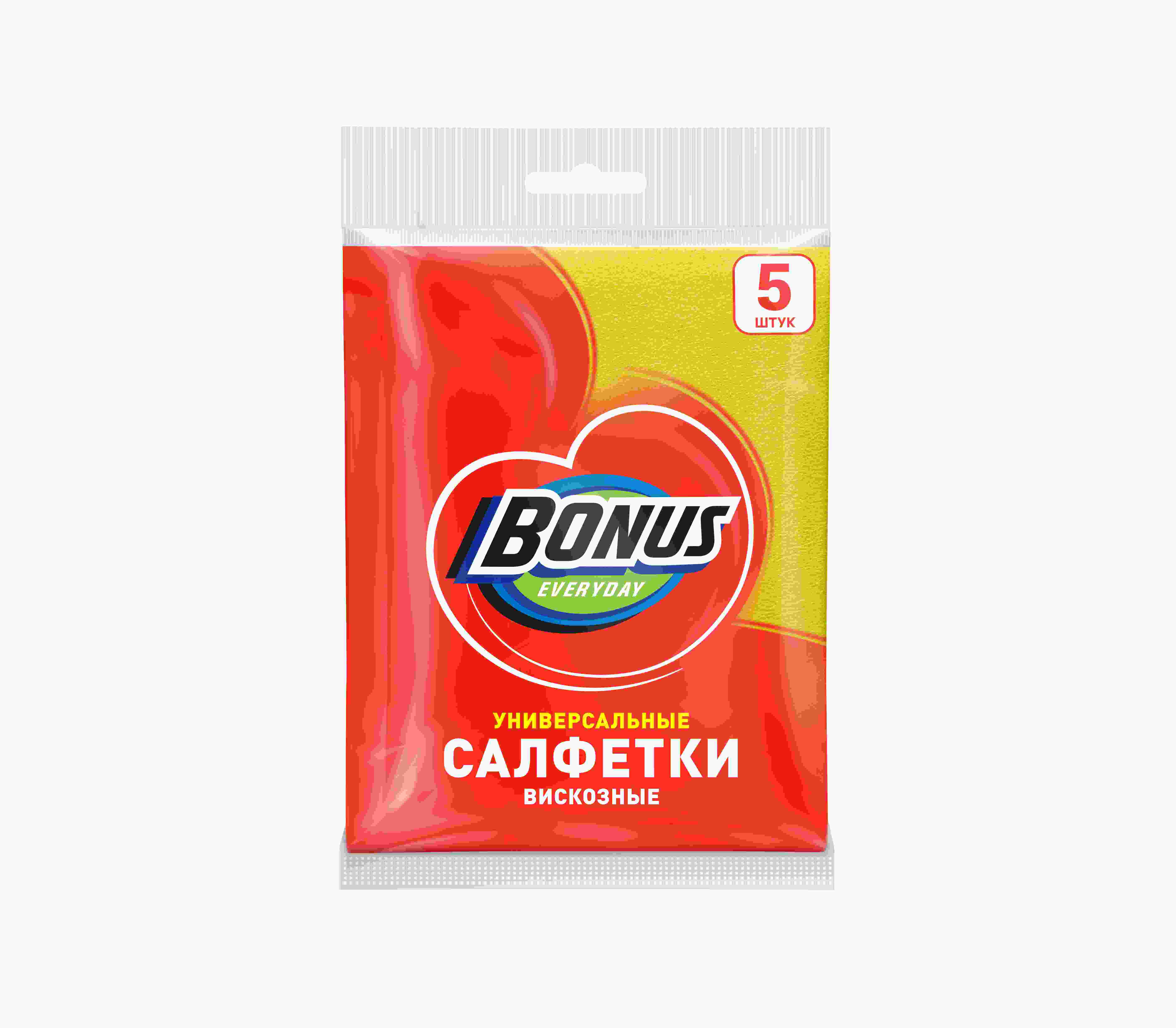 Салфетка БОНУС вискозные 5шт