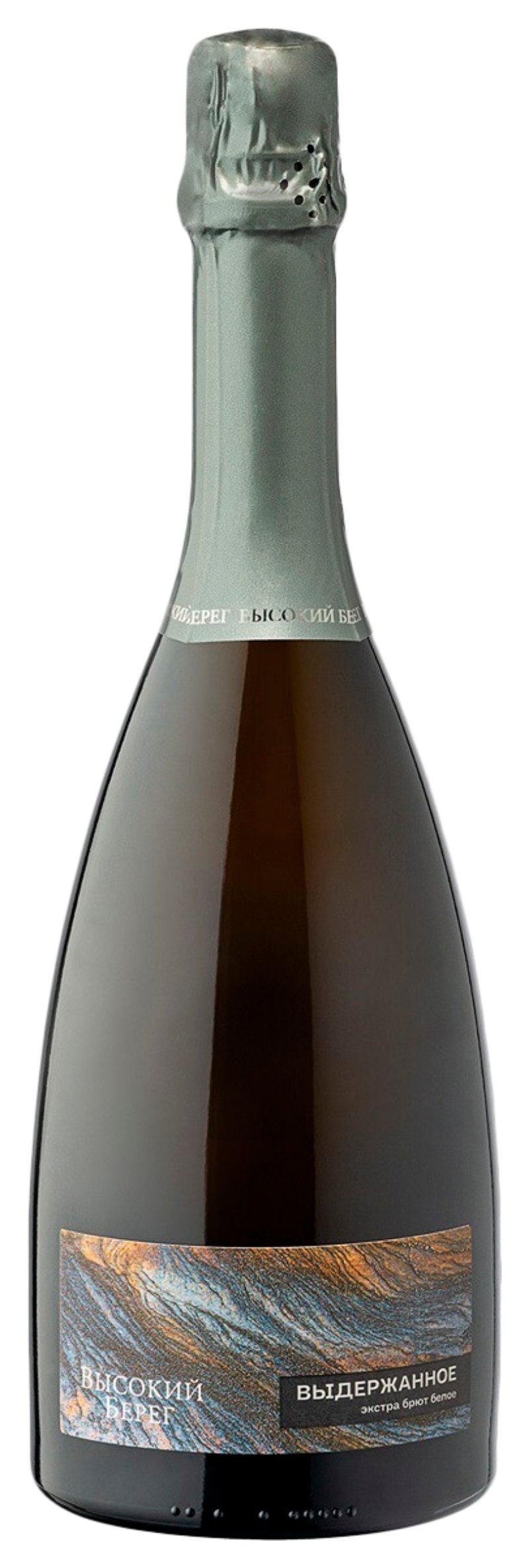 Игристое вино ВЫСОКИЙ БЕРЕГ Экстра белое брют 11-13% ст/б 0.75л