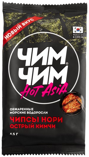 Чипсы-нори ЧИМ-ЧИМ Острый кимчи пэт 4.5г