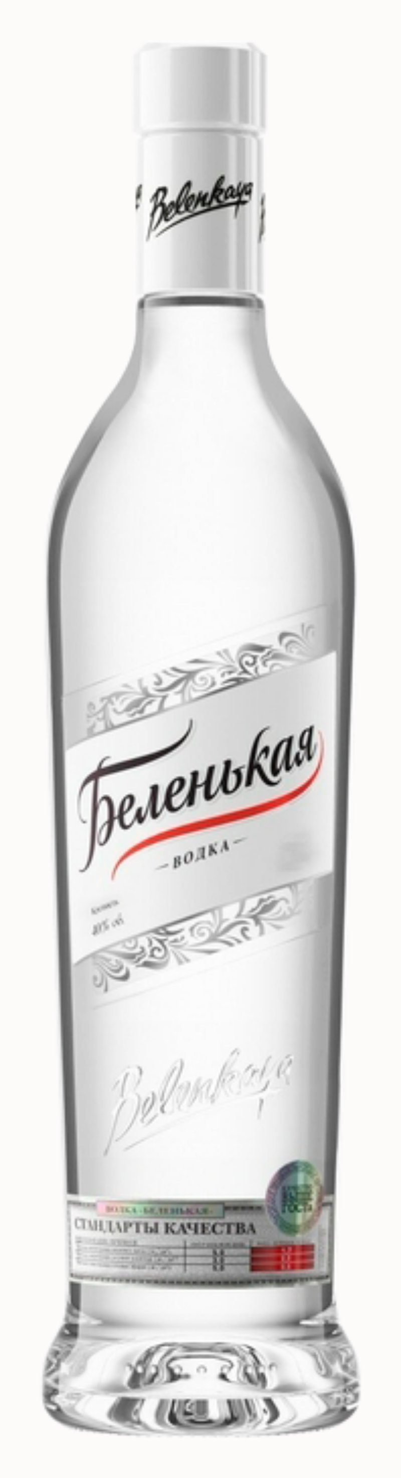 Водка БЕЛЕНЬКАЯ 40% 1л