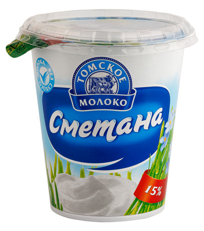 Сметана ТОМСКОЕ МОЛОКО бзмж 15% 300г