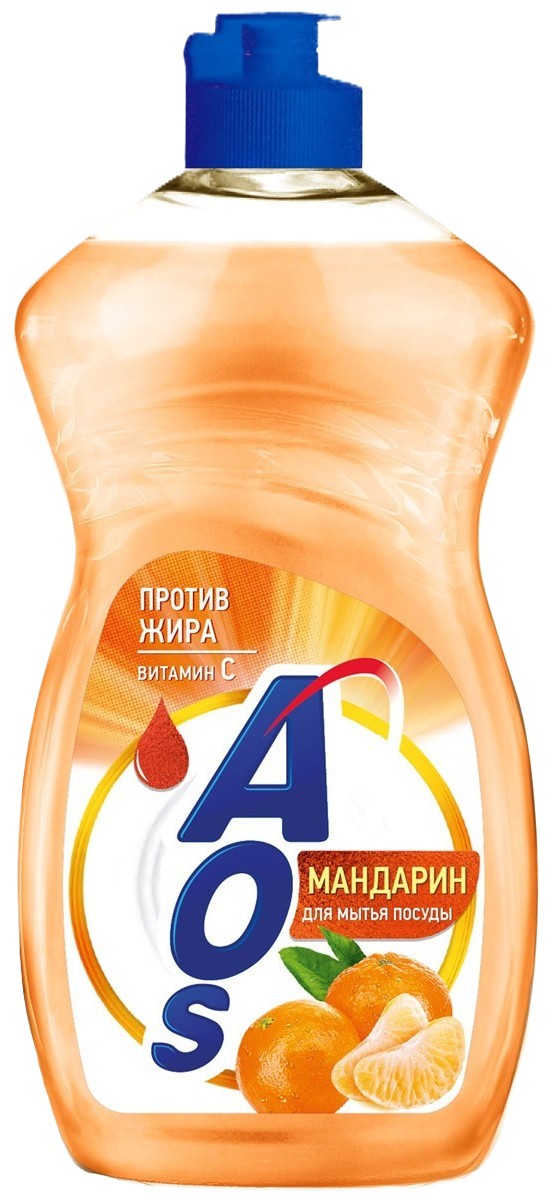 Средство для мытья посуды АОС Мандарин 450мл